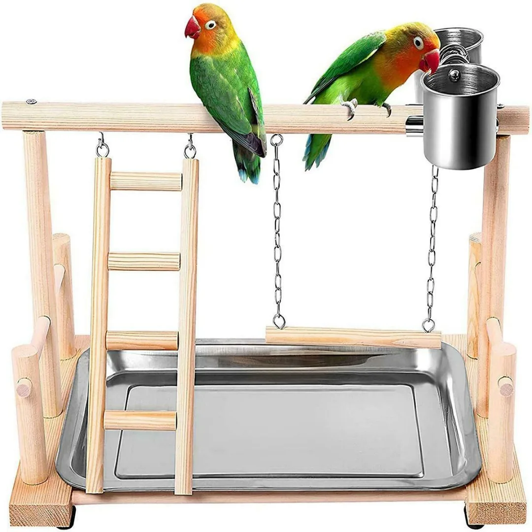 

Игровая подставка для попугаев, игровая площадка, деревянный окунь, стойка для тренажерного зала, лестница, подвесная лестница, дерево, искусственное дерево