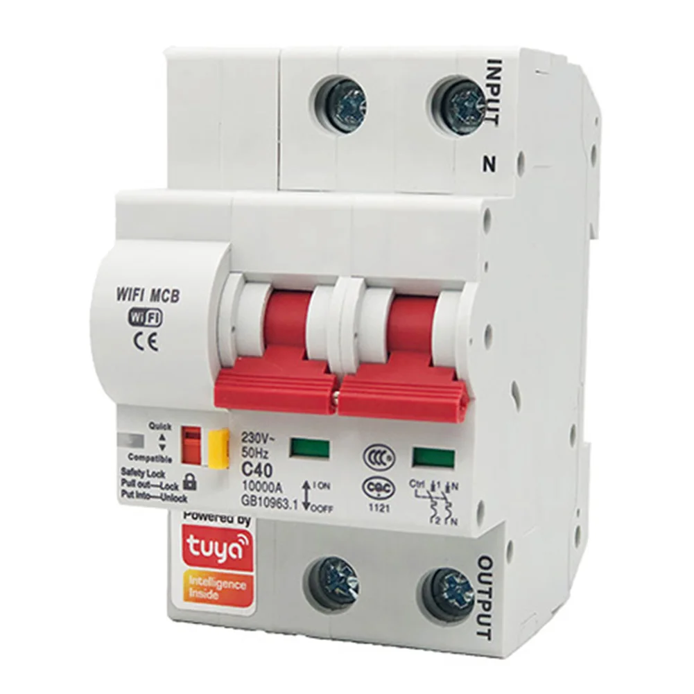 

You Deserve Safer & Smarter Energy Management WiFi Circuit Breaker 2P with Overload & Disconnection Protection