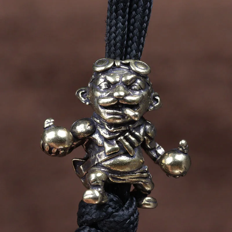 Альянс гнома курительная бомба солдат инженер латунный нож бусины DIY Паракорд