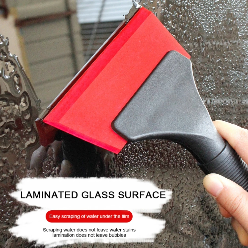 

Small Squeegee Mini Wiper Window Tinting Tools for Mirror Glass Car Film Applicator Window Cleaner Scrapper with Non-Slip Handle