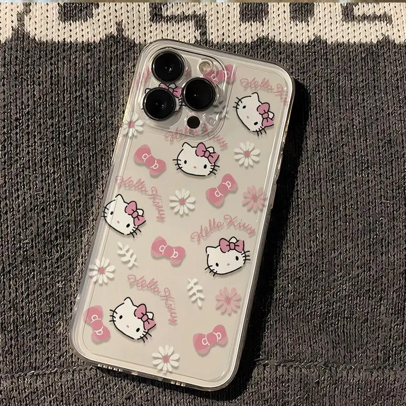 Чехол для телефона Sanrio Ins Hello Kitty Xiaomi Redmi Note 13 Pro 5G 12 4G 12S 13C 12C 10C 11 10 10S 11S 9S 9 8 A2 A1 Plus A3 Y2k