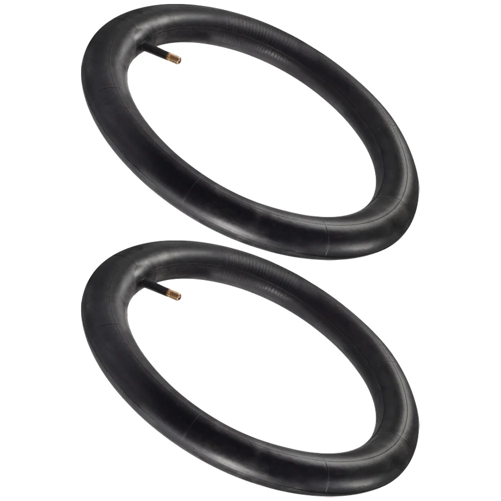 

2Pcs Rubber Mountain Bike Cycling Tube Outdoor Bike Tube Sports Interior Tire Shock-absorption Interior Tire for Bicycles Repair