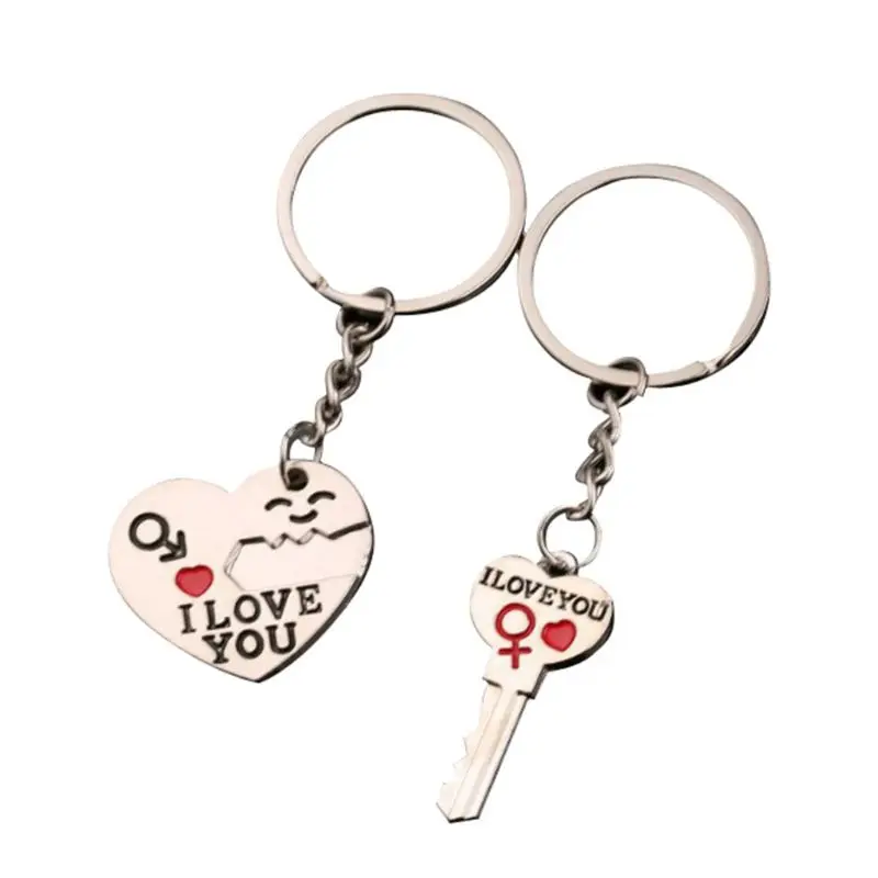 

Love for KEY for Creative Couple keychain Jewelry Gifts for Boyfriend Girlfriend
