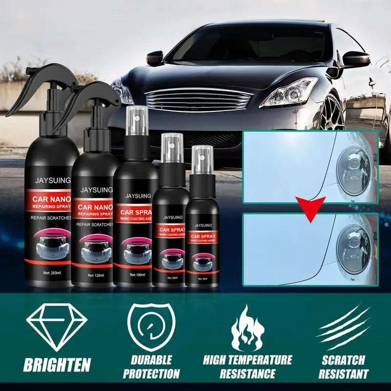 

Automotive Scratch Repair Nano Spray Quick Coating Spray High Protection Car Anti-rain Liquid Coating Spray For Scratch Removal