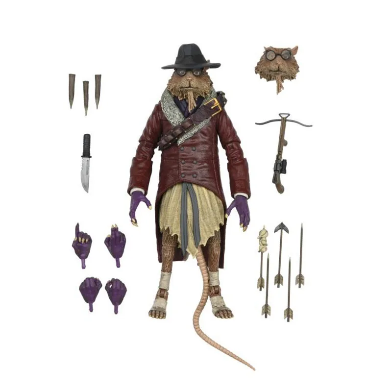 

NECA Universal Monsters x Teenage Mutant Ninja Turtles Ultimate Splinter as Van Helsing 7 Inch Scale Action Figure Toy