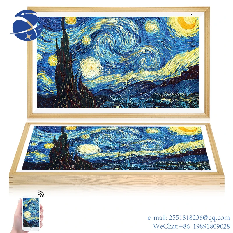 

YYHC Factory Price Touch Screen Digital Photo Frame Support USB Drive SD Card Video Music Playback