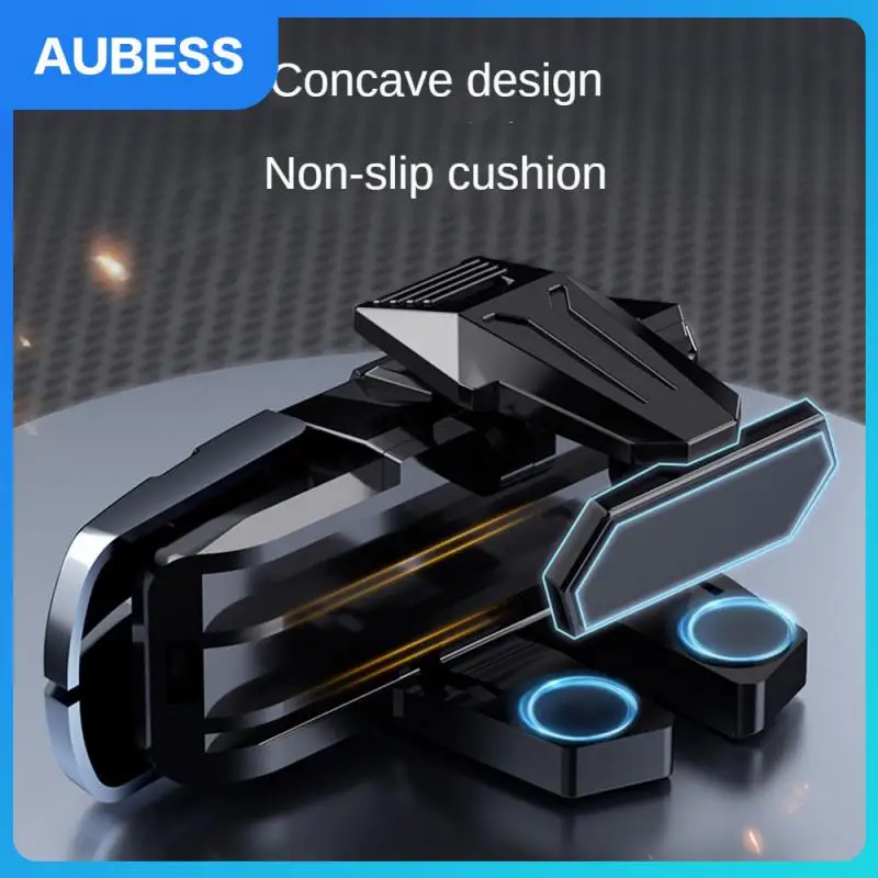

Alloy For Gamers Key Shooter Mechanical Mobile Gaming Trigger Non-slip Fire Aim Button Game Pad Accessories Black Portable