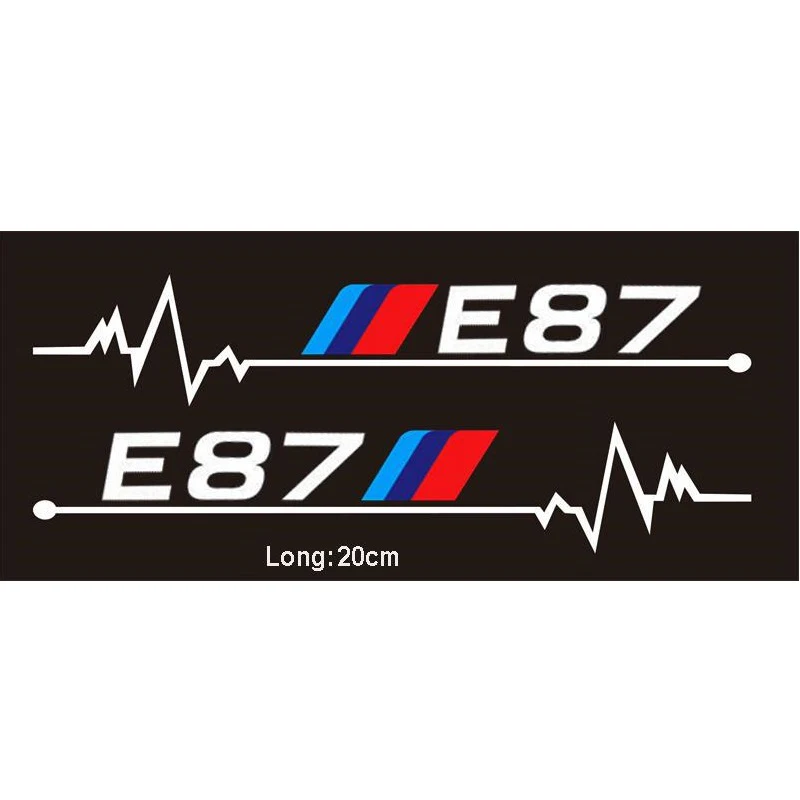 2 шт. автомобильные наклейки на боковое окно спортивные для BMW E36 E37 E38 E39 E46 E60 E61 E62 E87