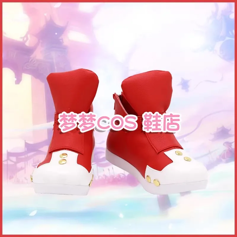 Фото JP Anime Digital Monster 3 Tamers Makino Ruki Cosplay Costume Shoes Handmade Leather Boots №2