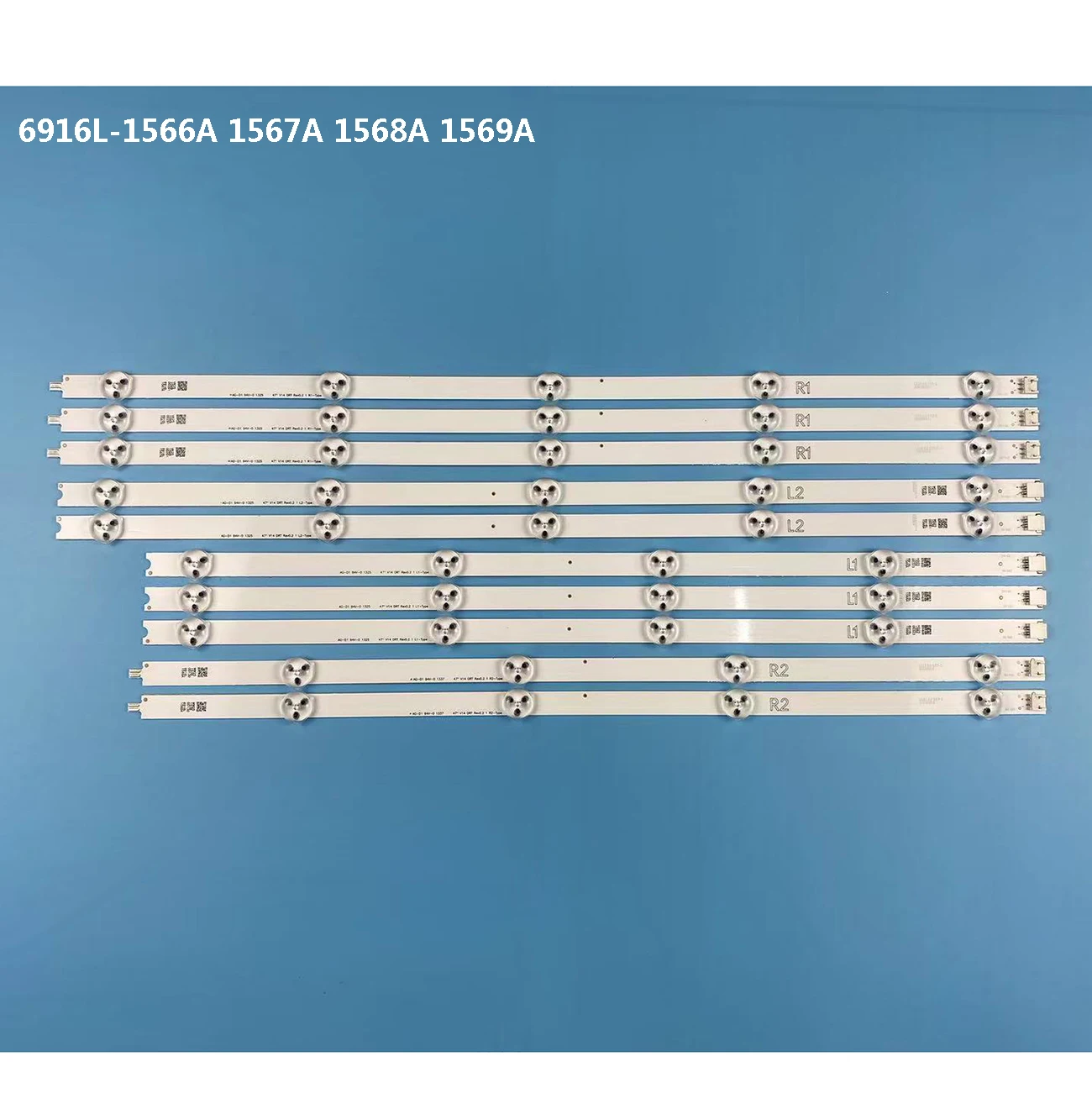 

LED Backlight strip for Philips 47"TV 47PFK6309/12 47PFT6309/60 47LA6300 6916L-1566A 6916L-1567A 6916L-1568A 6916L-1569A