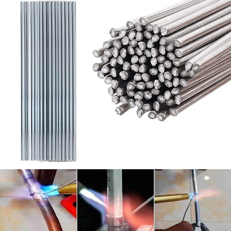 

10-50pcs Low Temperature Simple Welding Rods Easy Melt Aluminium Flux Cored Welding Electrodes Wire Solder For Aluminum