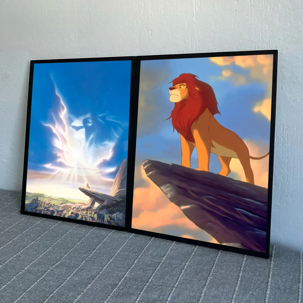 Современный стиль Дисней Король Лев Анимационный постер HD Печать для дома