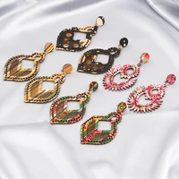 vg 6 ym light luxury small fashion irregular hollow ladies dangle earrings hot sale sweet girl birthday gift jewelry wholesale
