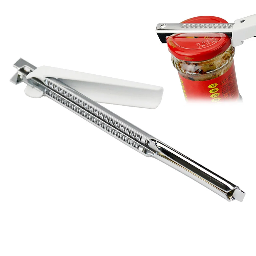 

1 Pc Jar Opener Stainless Steel All-in-One Adjustable Foldable Bottle Opener for Arthritis Weak Hands