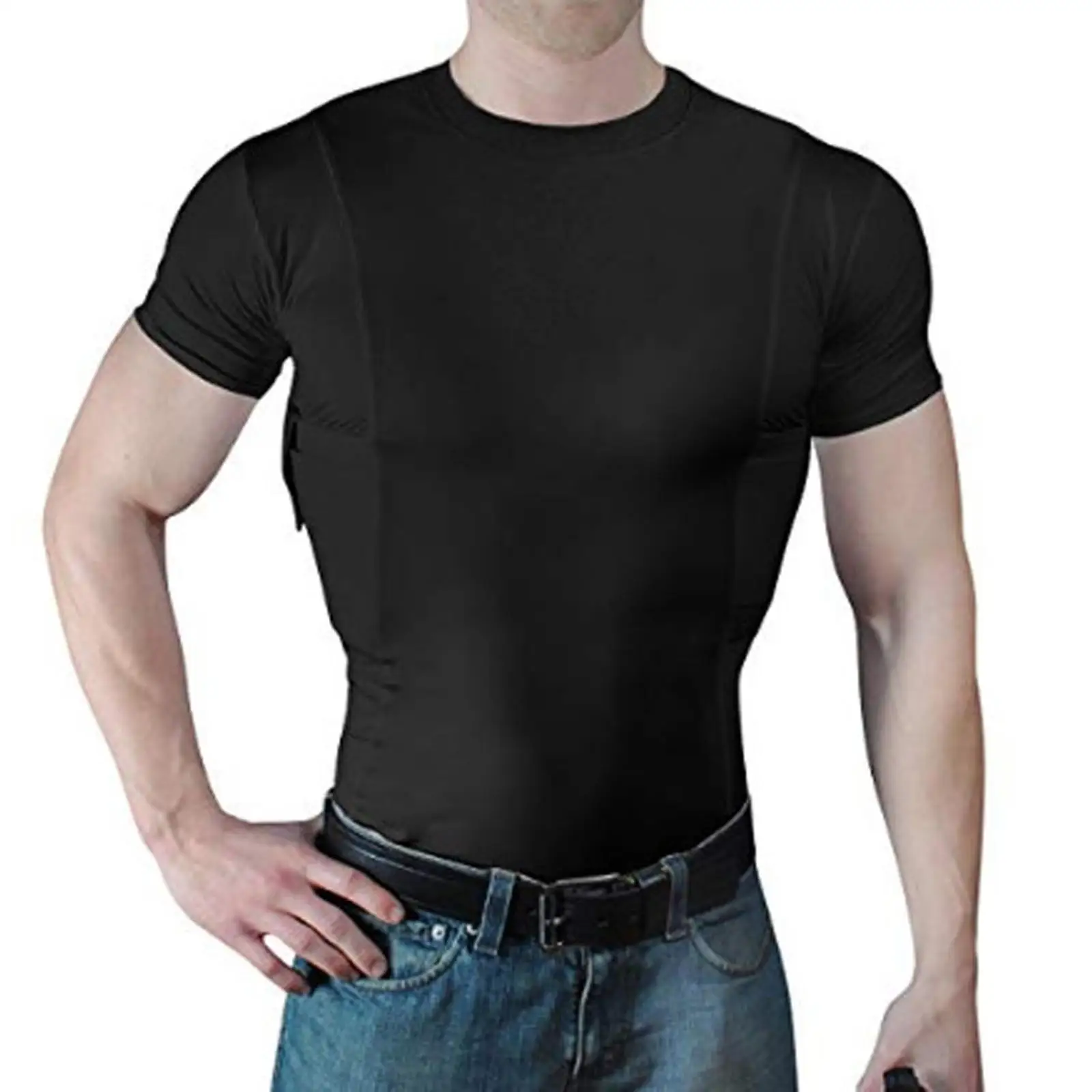 

Hot Sale Quick Release Tactical Military Shirt Concealed Carry Shirts Holster 22 Long Rifle Gun Accessories For Tactical Vest