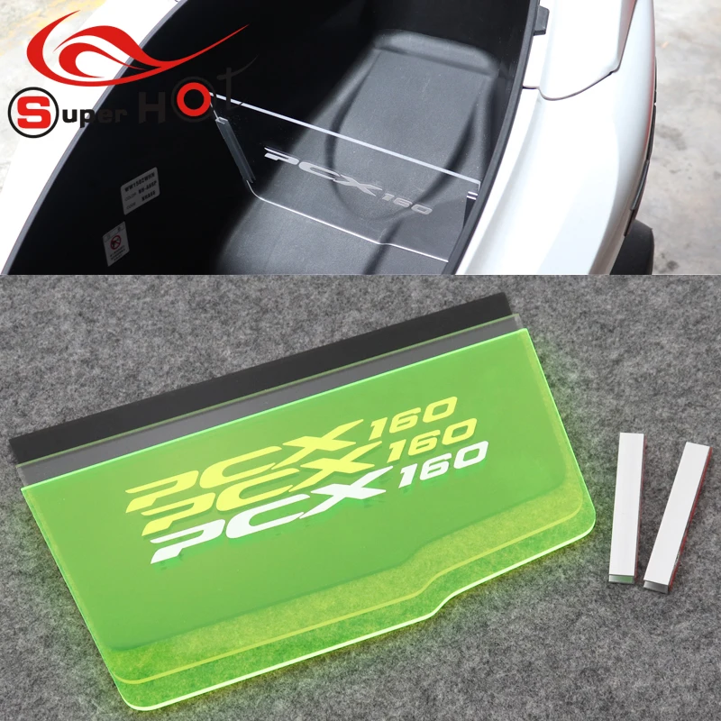 

Аксессуары для мотоциклов, плексигласное внутреннее отделение для багажника, разделительная пластина для Honda PCX160 2021 2022 PCX 160