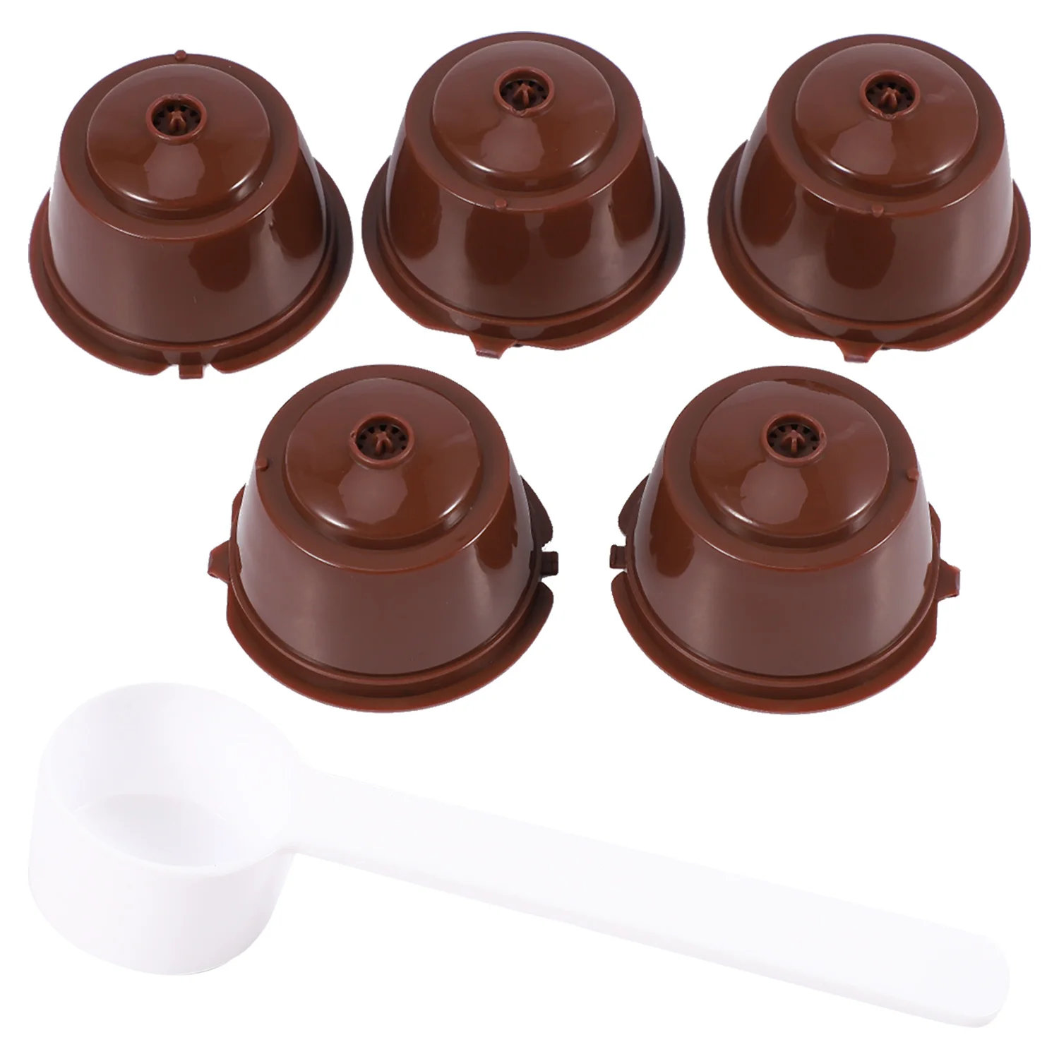 

5Pcs Reusable Refillable Capsules Pods For Nescafe Capsula Machines Maker Nespresso Coffee Capsule Pod Cup Coffee Machine