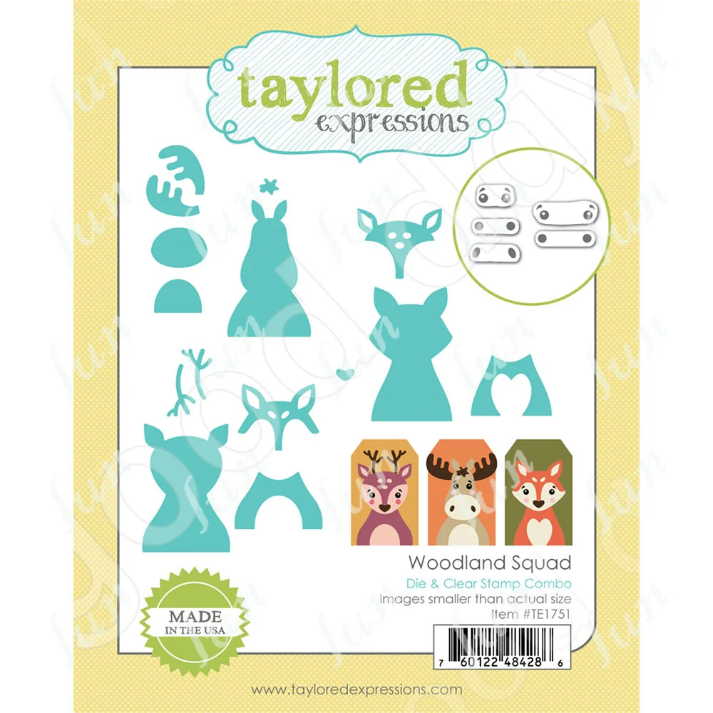 

Stamps and Dies 2022 New Scrapbooking Woodland Squad Stamp Photo Album Decorative Embossing Cut Die Diy Paper Cards Decoration