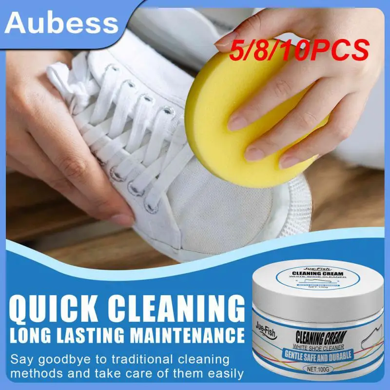 

5/8/10PCS Home-appliance Cleaning Cream Universal White Shoe Clean White Artifact Disposable Remove Stains