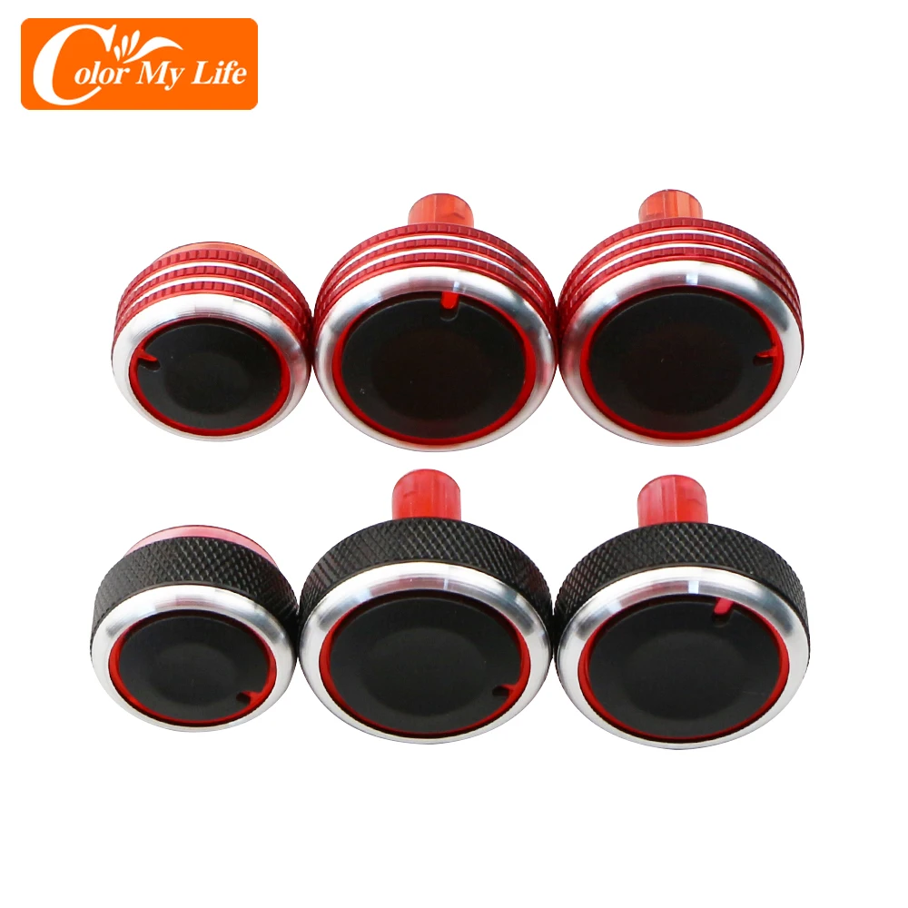 

3Pcs/Set Car Styling Air Conditioning Heat Control Switch AC Knob Accessories for Nissan New Sunny March Accessories