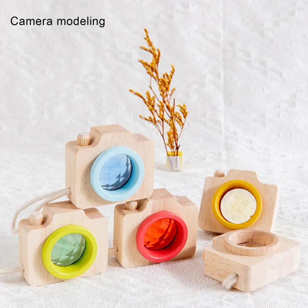 

Калейдоскопическая игрушка Универсальный яркий цвет пчелиный глаз эффект для сувенира детская камера игрушка Деревянный калейдоскоп