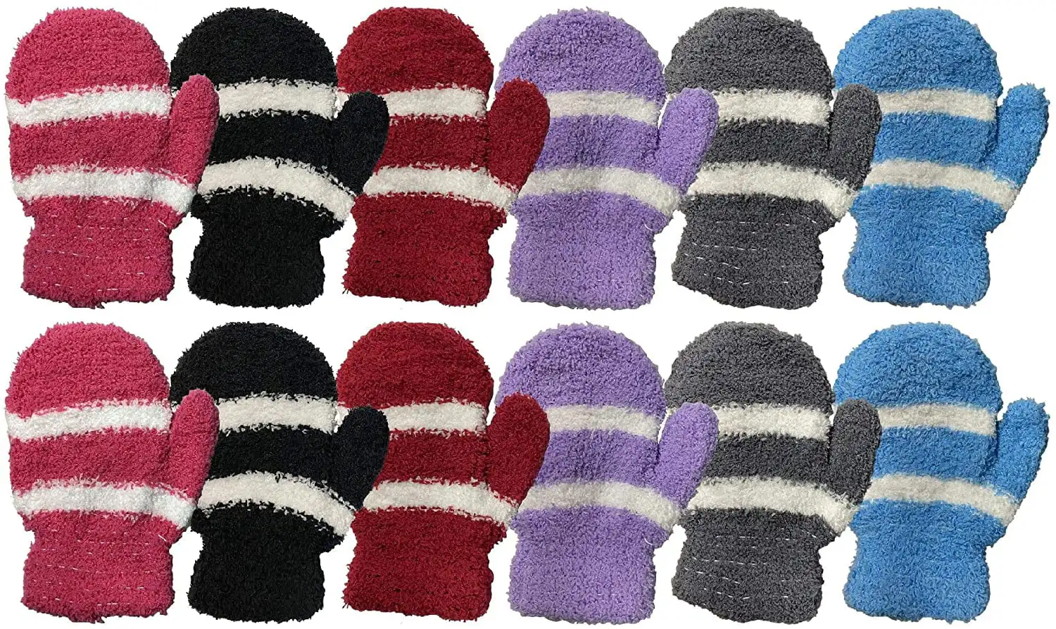 

Gloves Kids Gloves & Mittens in Bulk Winter Striped Children Age 3-8