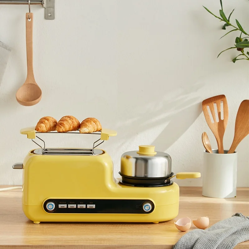 

Bacon Frying Machine Sandwich Machine Muiti-Functional Toaster Bread Baking Machine Egg Cooker Home Breakfast Machine