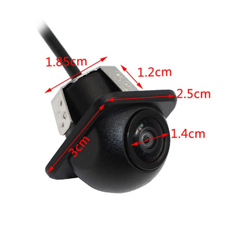 CCD Рыбий глаз объектив динамическая дорожка Автомобильная камера