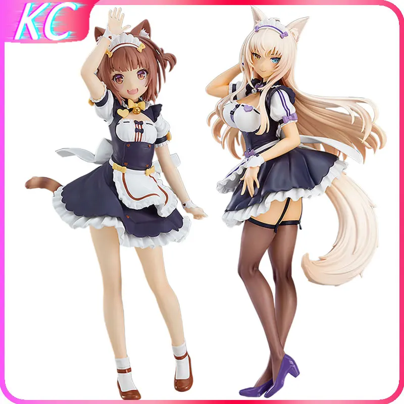 

21cm NEKOPARA Anime Figure Azuki Coconut Maid Pvc Action Figure Sexy Girl Figure Model Toys Collection Doll Children's Gifts