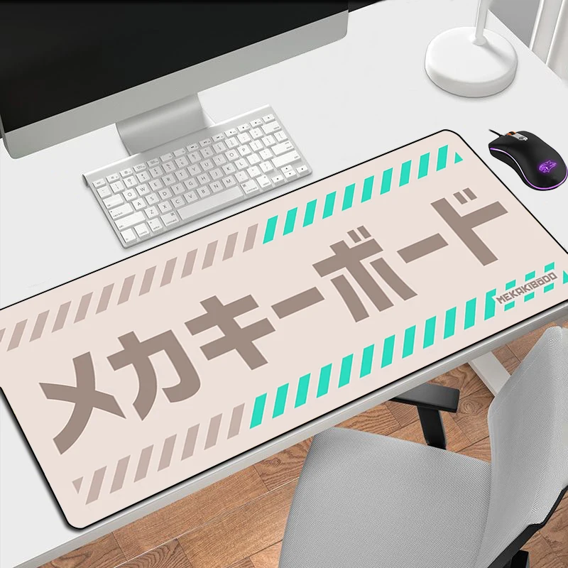 

Japanese Art Keyboard Model Mouse Pad Pc Accessories Mousepad Xxl Desk Mat Gamer Large fashion Gaming Extended Protector Mice