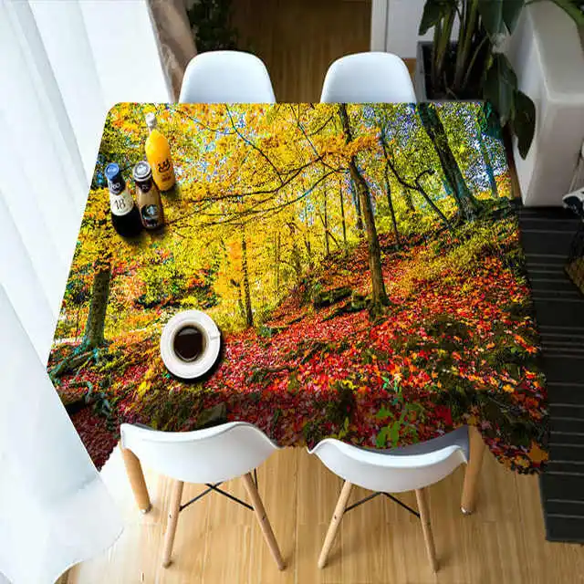 

Tablecloth for Table Home Decoration Polyester Waterproof --9B-L