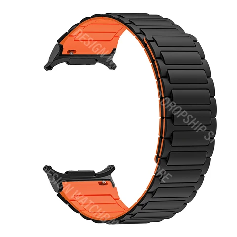 Магнитный силиконовый ремешок для Samsung Galaxy Watch Ultra 47 мм