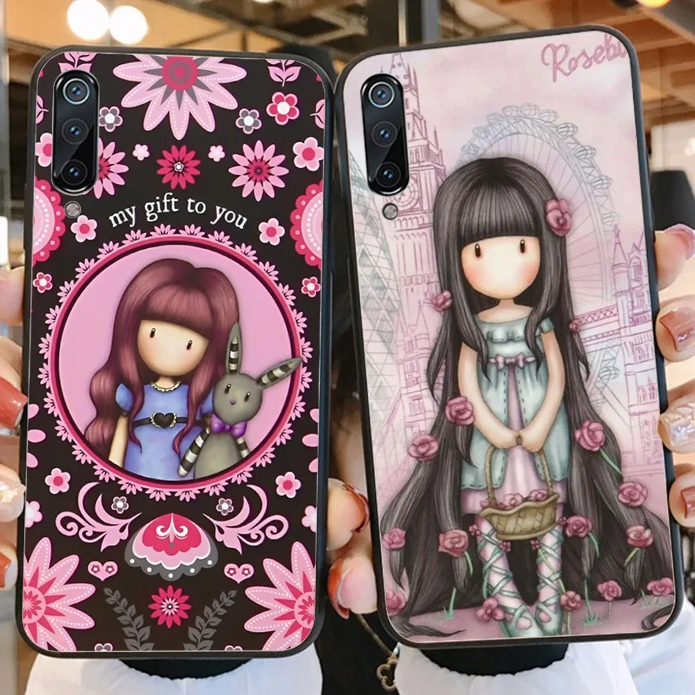 

Cute Girl Kid Art Illustration S-santoro Phone Case For Redmi 5 6 7 8 9 10 plus pro 6 7 8 9 A GO K20 K30 K40 pro plus F3 Fundas