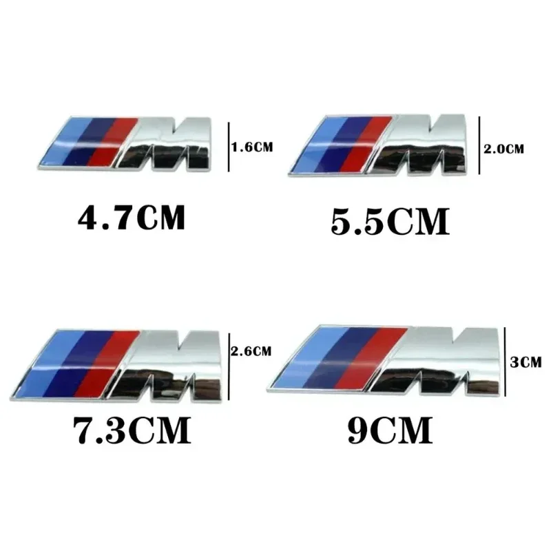 1P ABS Автомобильное боковое крыло эмблема наклейка для BMW M M1 M2 M3 M4 M5 M6 E90 F10 F20 F30 E46 E87