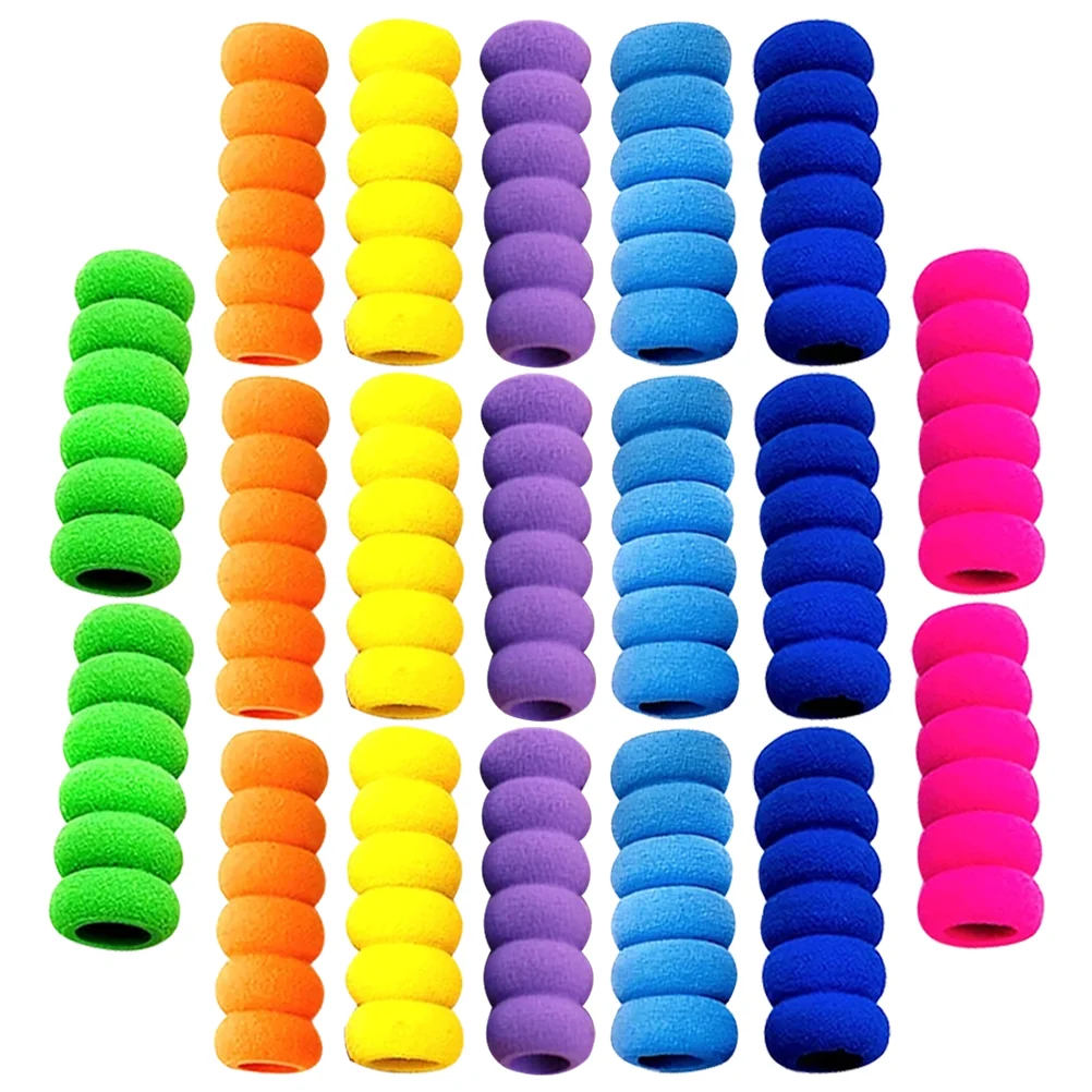 

30 Pcs Colour Pencils Kids Holder Wear-resistant Handwriting Correctors Tool Convenient Trainer Posture Correction Child