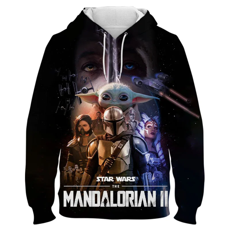Новинка 2022 модные мужские и женские детские толстовки с капюшоном мандалор