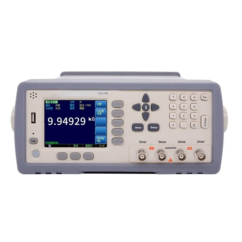 

AT515 0.02% ACCURACY 6.5 DIGITS DISPLAY 1GOHM PRECISION DC RESISTANCE METER