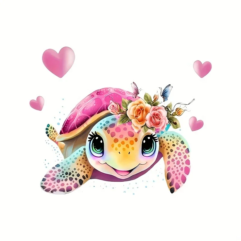 

Наклейка на крышку унитаза черепаха