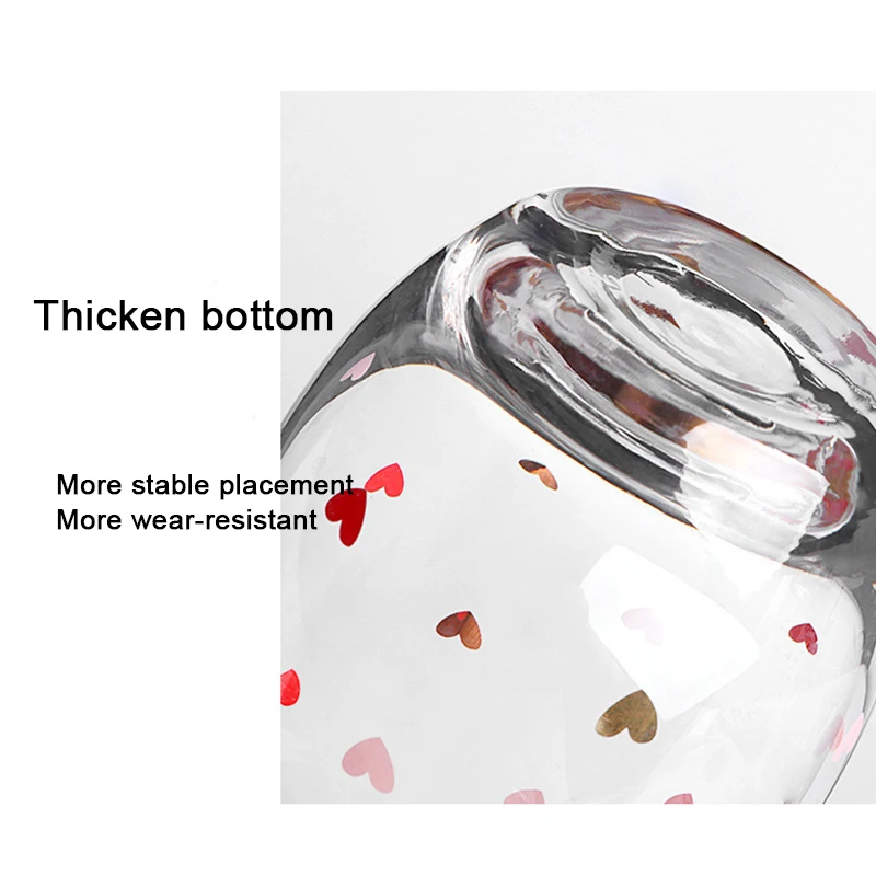 (Логотип может быть выгравирован) Стакан любви 320 мл чашка для воды с золотой