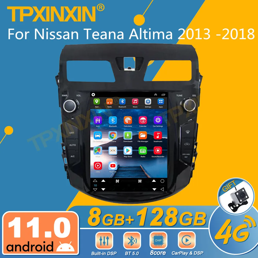 For Nissan Teana Altima 2013 -2018 ​Android Car Radio Tesla Style 2Din Stereo Receiver Autoradio Multimedia Player GPS Navi Unit