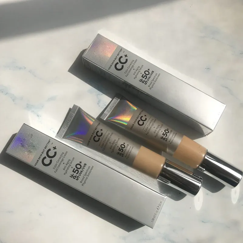 Косметика для лица 32 мл CC + крем SPF50 полное покрытие средсветильник основа Жидкая