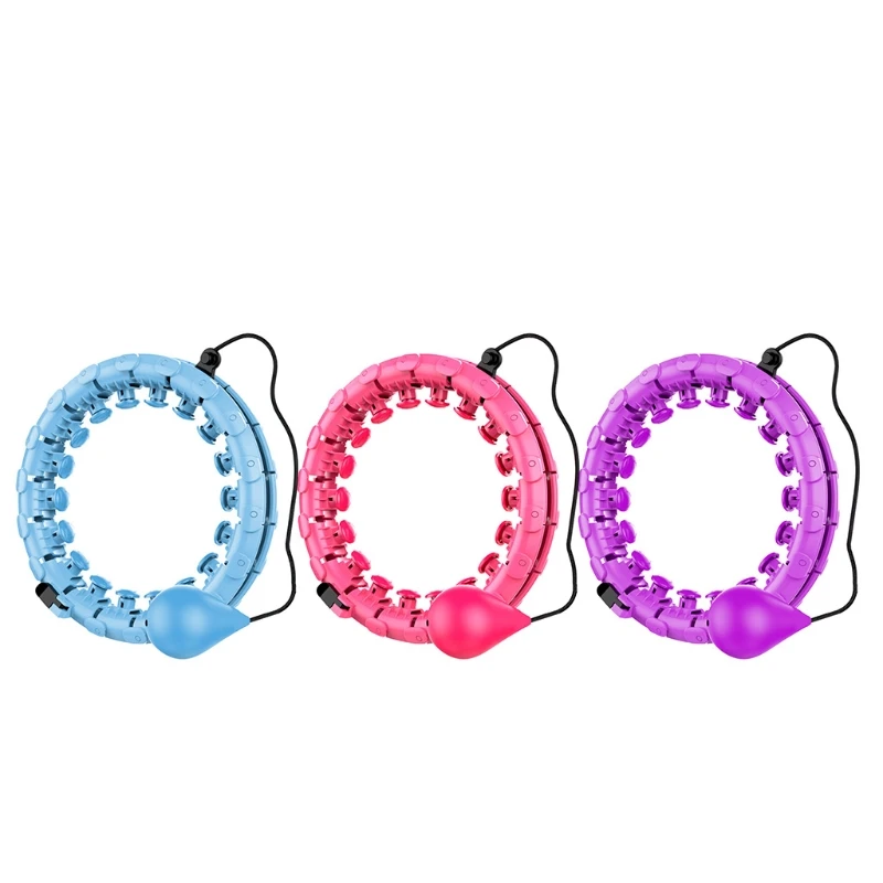 

Adjustable Length 2 in 1 Abdomen Fitness Massage Non-Fall Fitness Ring Drop Shipping