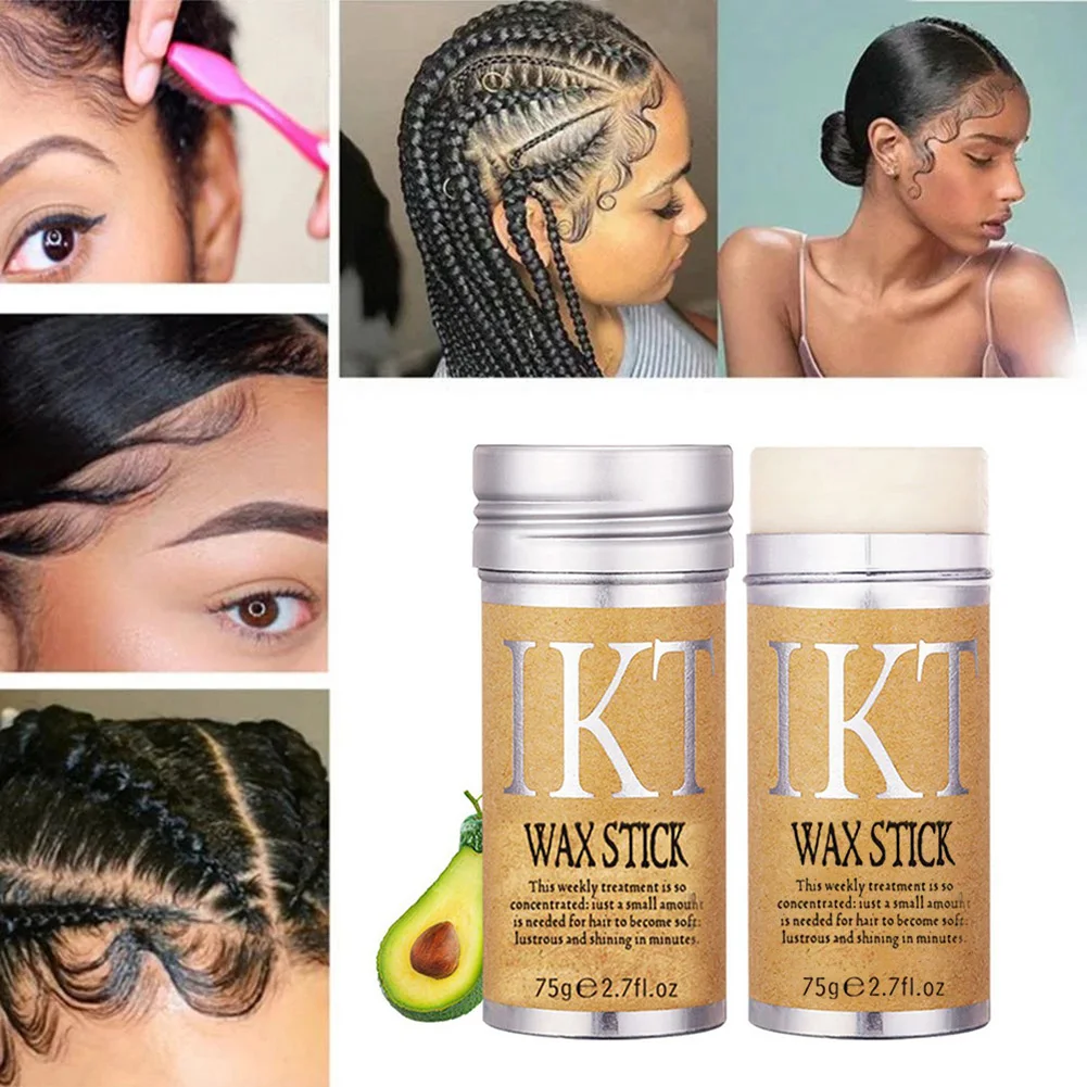 Палочка для волос воск защиты от спутанных краев гель контроля Быстросохнущий