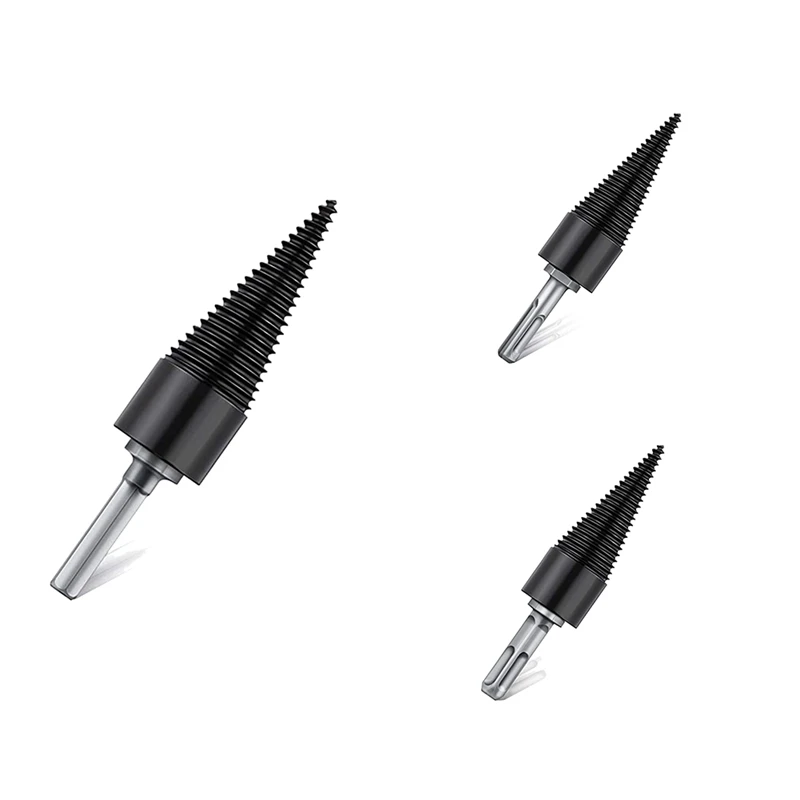 

Wood Splitter Drill Bit Removable, Portable Wood Cutting Tool, Suitable For Hand Drill Wood Cutting Supplies