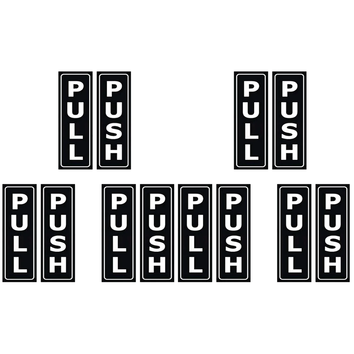 

Door Sign Push Stickerstickers Adhesive Restaurant Hotel Vertical Welcome Decaldecals Vinyl