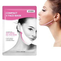 efero 5 30pcs hydrogel mask slimming double chin lifting face mask bandage silicone lift v face lift tools firming thin masseter