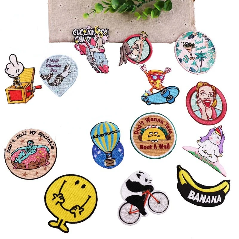Fashion Clothing Patch Accessories Boys Girls Novelty Diy Ir
