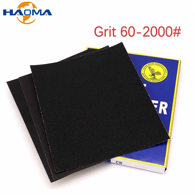

1-20 шт. наждачная бумага зернистостью 60-2000 влажная и сухая абразивная бумага двойного назначения металл янтарь деревообработка полировка автомобиля шлифовка
