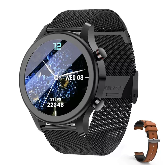 

New Bluetooth Call Smart Watch Men Full Touch Screen Fitness Tracker Sport Watch Smart SIRI Voice Music Player Smartwatch