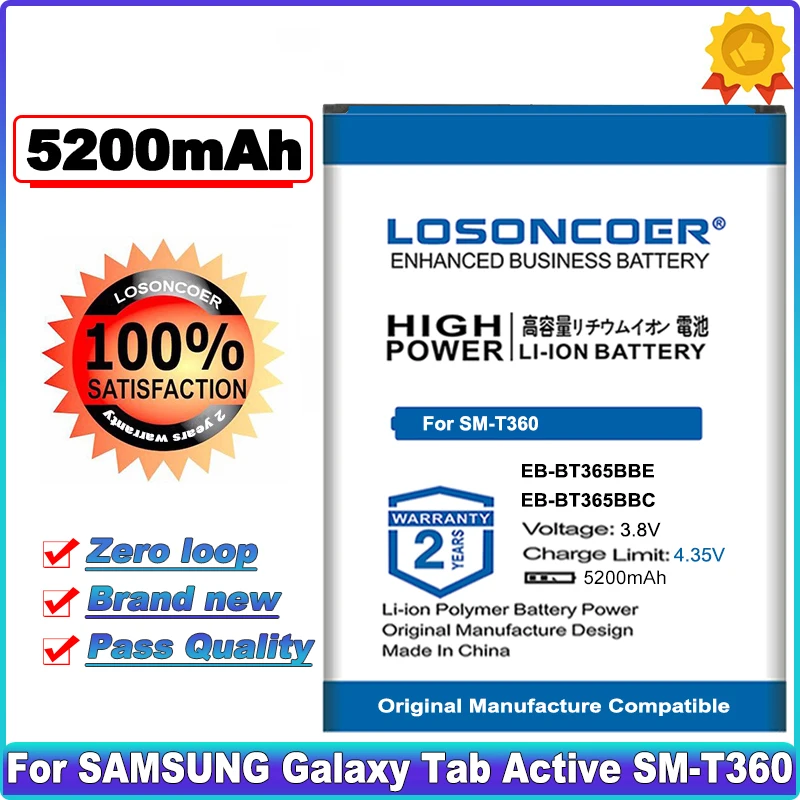 Фотоаккумулятор для планшетов SAMSUNG Galaxy Tab Active T365